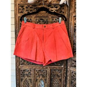 Peach Suede Shorts
